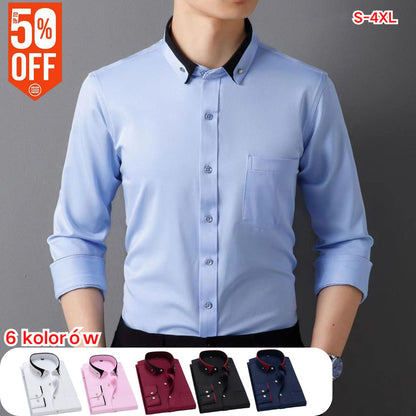 👕【Избрани стилове】🔥【S-4XL】Нова мъжка риза Slim Fit, модна, 2026 г