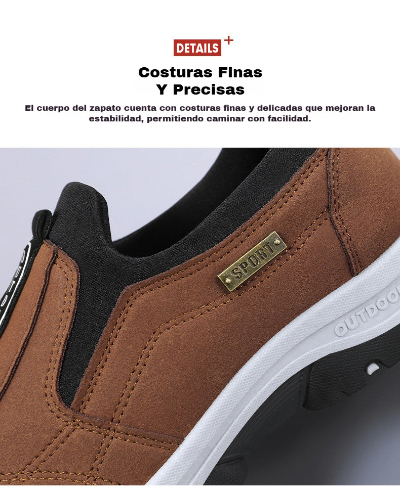 Zapatos Casuales para Hombre Nuevo 2025: Sin Cordones, Cómodos, Abrigados y Suela Suave – Imprescindibles para Otoño e Invierno