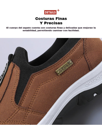 Zapatos Casuales para Hombre Nuevo 2025: Sin Cordones, Cómodos, Abrigados y Suela Suave – Imprescindibles para Otoño e Invierno