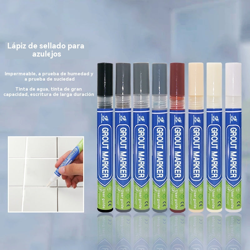 【Compra 1 y llévate 3 gratis】🔥Lápiz para lechada de baldosas de cerámica resistente al moho y al agua
