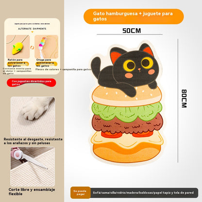 🏆【🔥Venta caliente】Rascador de pared para gatos que no requiere instalación - Rascador vertical Cube