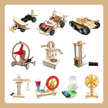 🔥【✨Un conjunto de 6 experimentos】Juguetes de ingeniería creativos hechos a mano