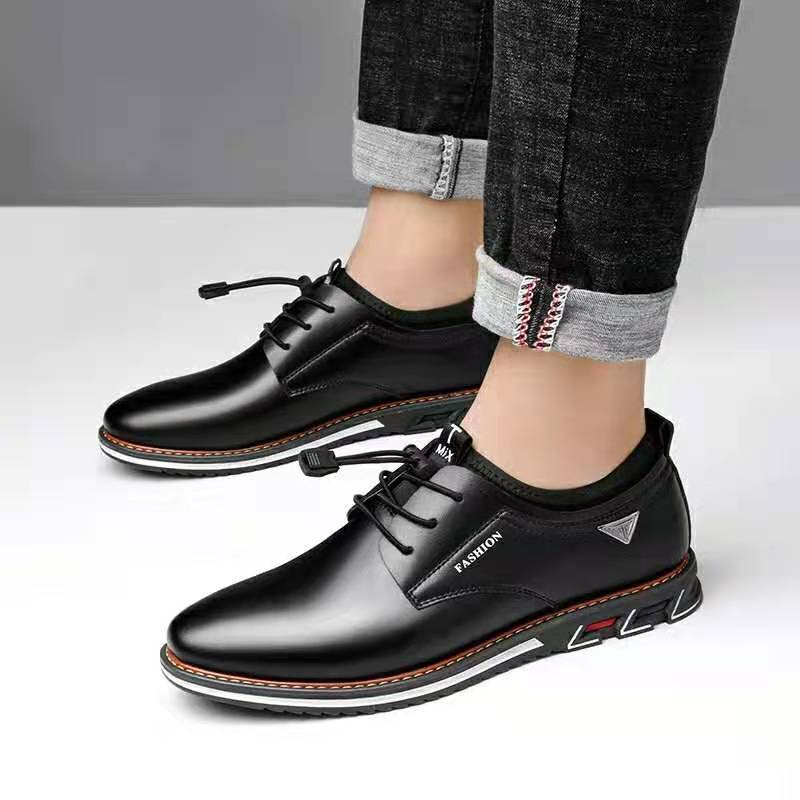 【38-48】Zapatos de piel auténtica de alta calidad para hombres maduros, que transmiten confianza y estilo, con una durabilidad de diez años.