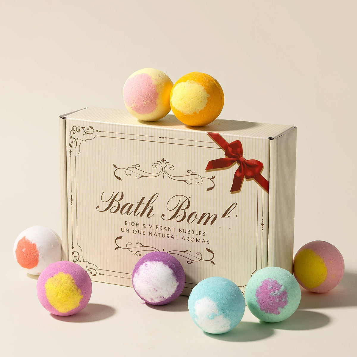 🔥🔥 12 Bombas de Baño Perfumadas (30 g/ud): eliminan eficazmente las células muertas, dejando la piel suave y nutrida.