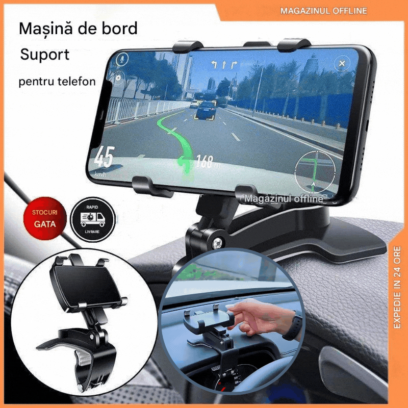 【Kúpte jeden, druhý dostanete zadarmo】360° otočný držiak na telefón do auta