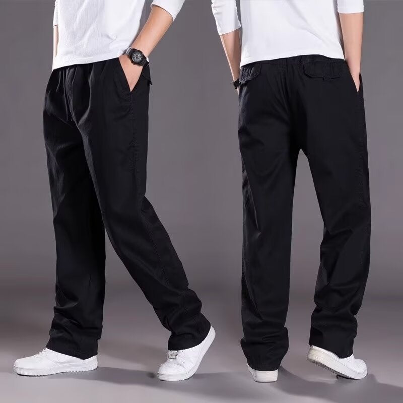 😎👖【Špeciálna ponuka🔥】Pánske ležérne cargo nohavice pre väčšie veľkosti - voľné a pohodlné