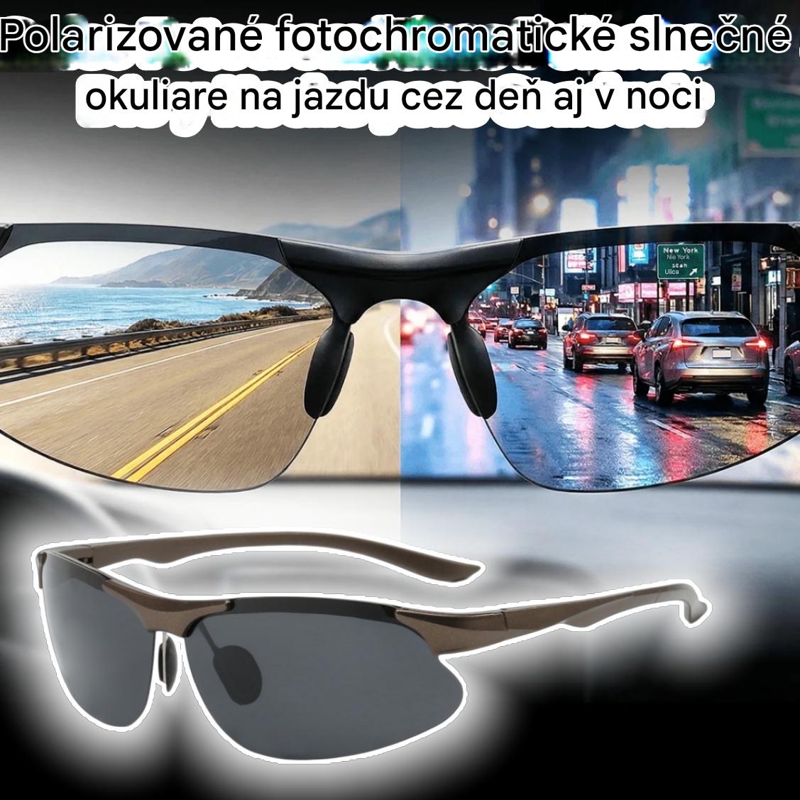 【50%OFF】🕶️ Polarizované fotochromatické okuliare na šoférovanie cez deň aj v noci 🚗