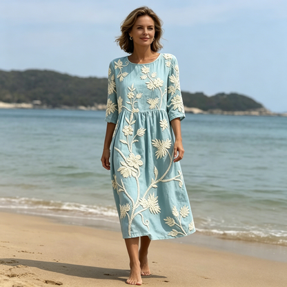 【S-4XL】Lucia - Vestido informal con estampado floral