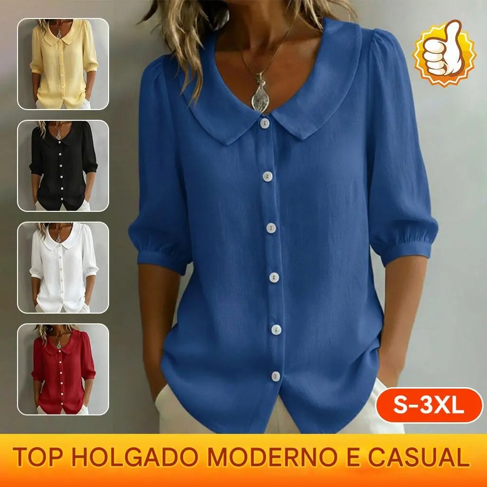 🌸【S-3XL】Cárdigan de manga corta para mujer con botones, ideal para primavera. Pago contra entrega✅