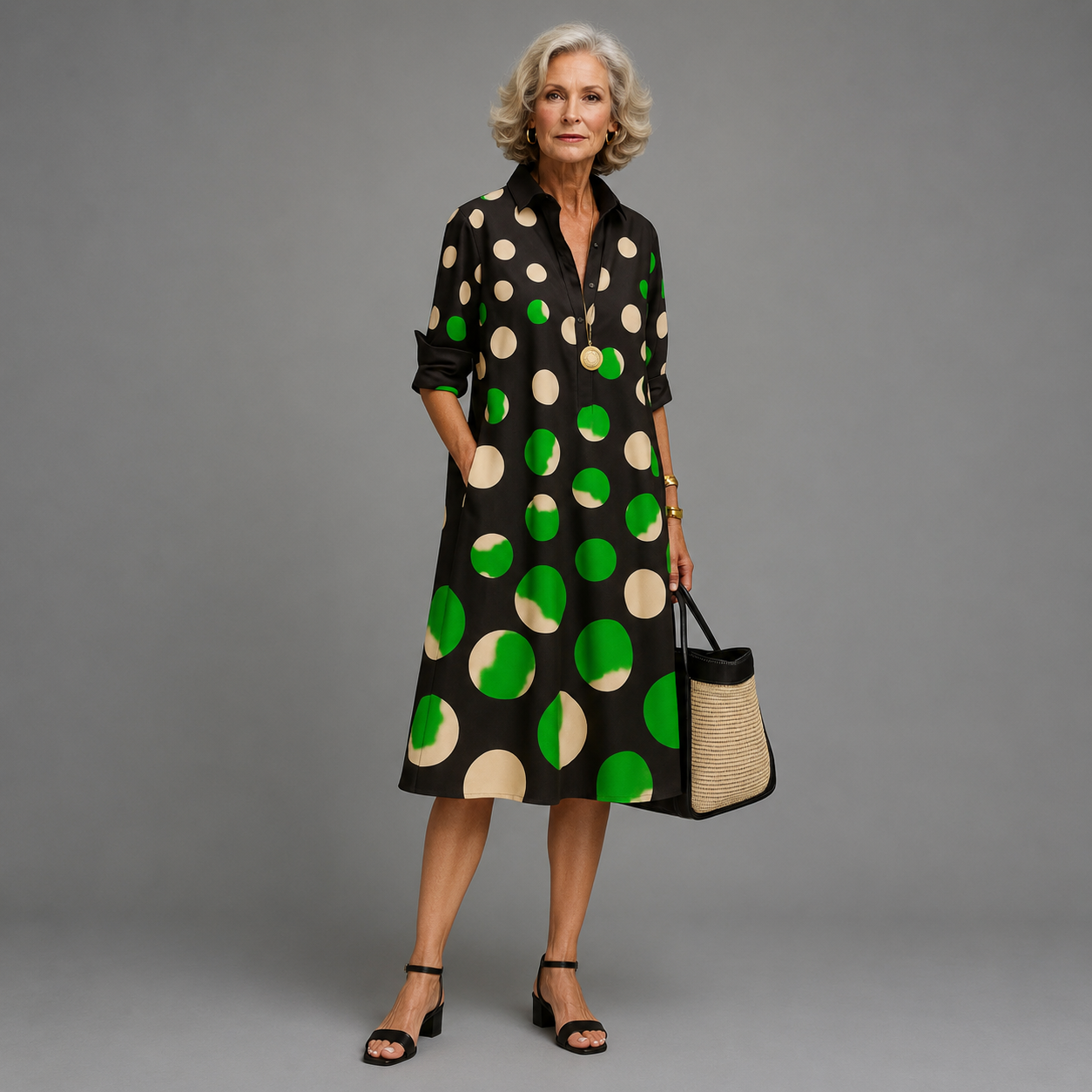 Naomi | Vestido midi cuidado y estiloso