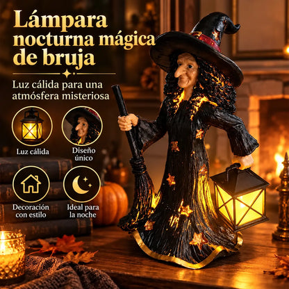 🧙✨Adorno de luz nocturna: Bruja Estelar