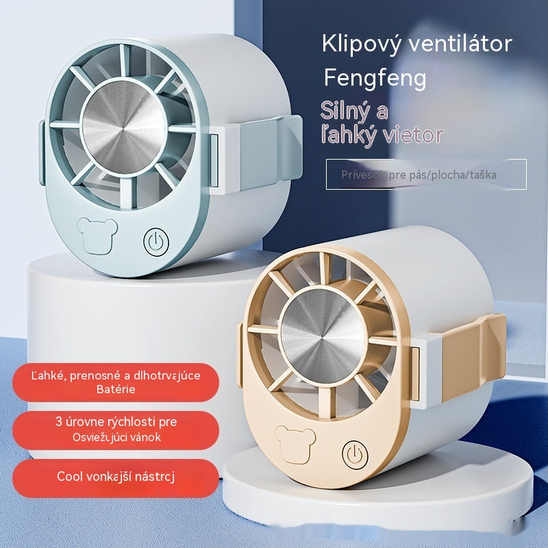 🔥【Kúp 1 a získaj 1 zadarmo】🌀 Mini vysokorýchlostný ventilátor, ktorý sa dá pripevniť na pás.