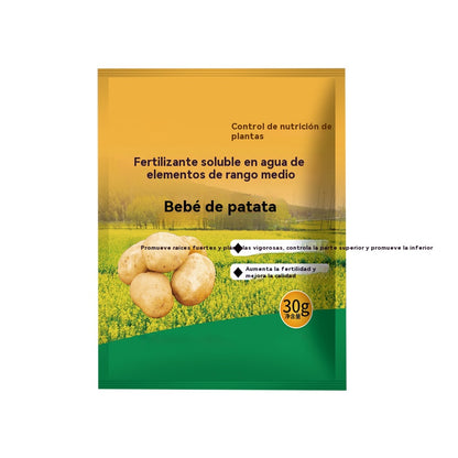 【10/20/30 paquetes】 Fertilizante foliar soluble "Magic Potato" ｜Para papas, maní, batatas, rábanos, taro y cebollas: promueve el crecimiento de las raíces y aumenta el rendimiento.