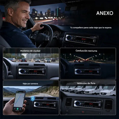 🎵 Radio para coche Bluetooth, sistema de audio para coche Supersonic: disfruta de un sonido inalámbrico de alta fidelidad en cada viaje.