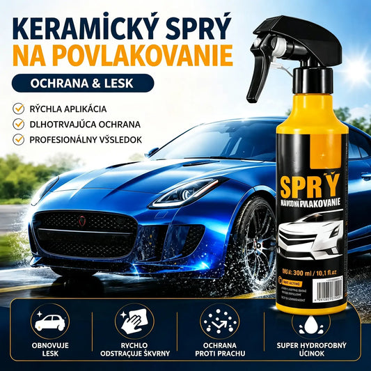 Nanohydrofóbny náter v spreji pre autá