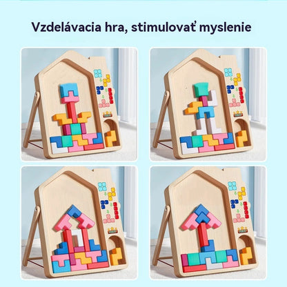 🔥🌈【Kúp 1 a 1 zadarmo】Tetris detská vzdelávacia skladačka a stavebná hračka