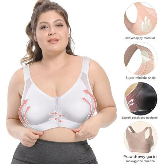 🥰 【Kúpte 2 a získajte 1】 👙【40-120 kg】Kup jeden, drugi dostaniesz gratis, biustonosz z pełnym wsparciem
