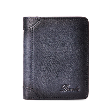 ✨ Nueva cartera antirrobo de cuero genuino para hombre