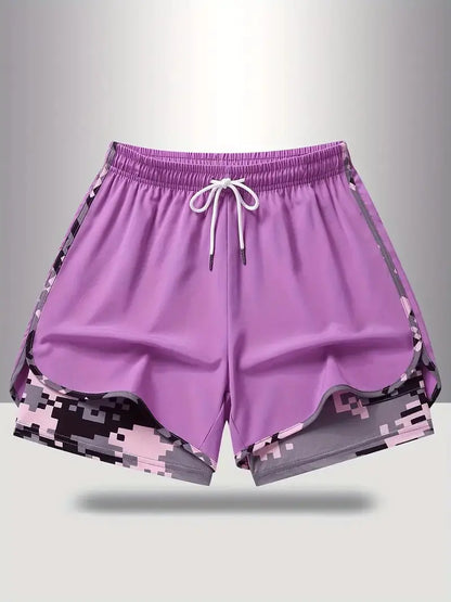 📢⏰Pantalones cortos deportivos casuales para mujer con forro incorporado
