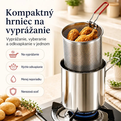 🔥 POSLEDNÝ DEŇ! -50% | Multifunkčná fritéza 304 | Jednoduché, rýchle a bezproblémové varenie 🍳