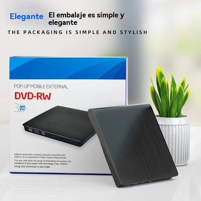 📢📢¡50% de descuento! 💿💻 Lector de CD/DVD Externo – Plug & Play, Portátil y Compatible con Mac/Windows