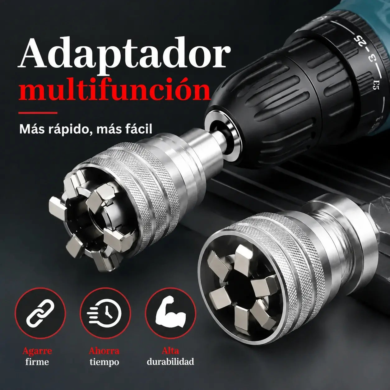 Trinquete ajustable multifuncional - [Vaso mágico + varilla de conexión]