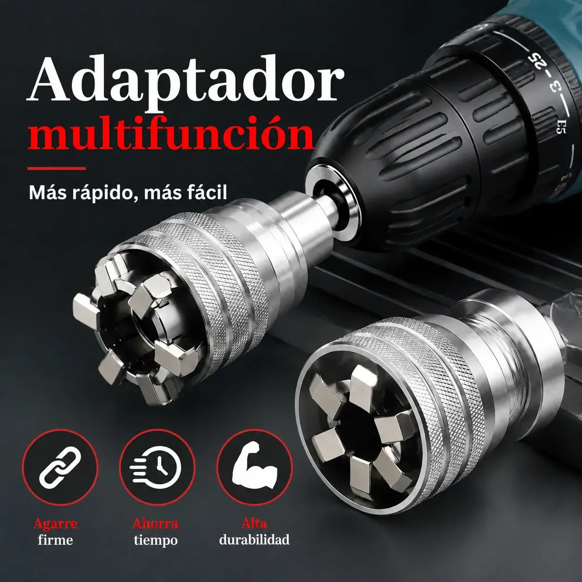 Trinquete ajustable multifuncional - [Vaso mágico + varilla de conexión]