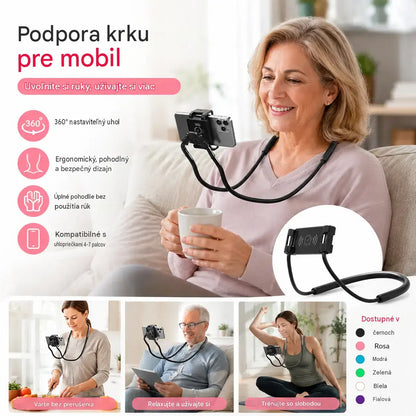 📱😌【¡Último día, 50% de descuento!】Soporte multifuncional para teléfono con banda para el cuello