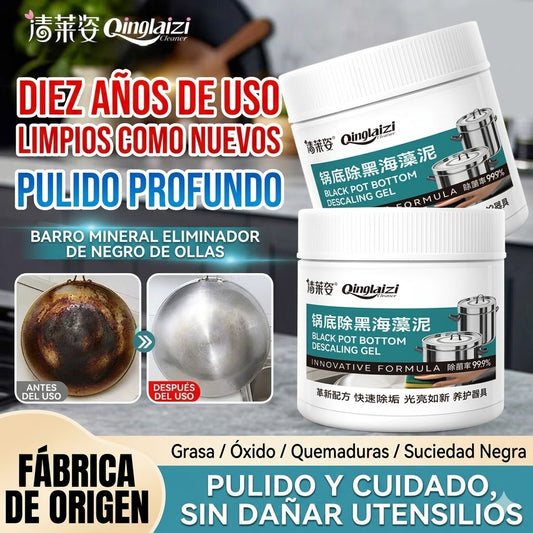 🔥Compra uno y llévate otro gratis🔥 Potente limpiador para eliminar manchas negras del fondo de las ollas.