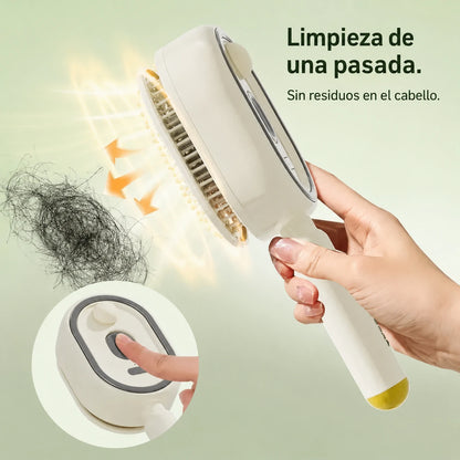 📢📢 ¡Oferta especial! ⏰ Peine eléctrico de masaje con pulverizador de aire y aceites esenciales, ideal para nutrir y rociar el cabello ✨🔥