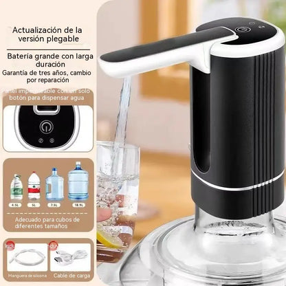 💧⚡Bomba de agua eléctrica autocebante para agua embotellada, con 3 ajustes de temporizador regulables.