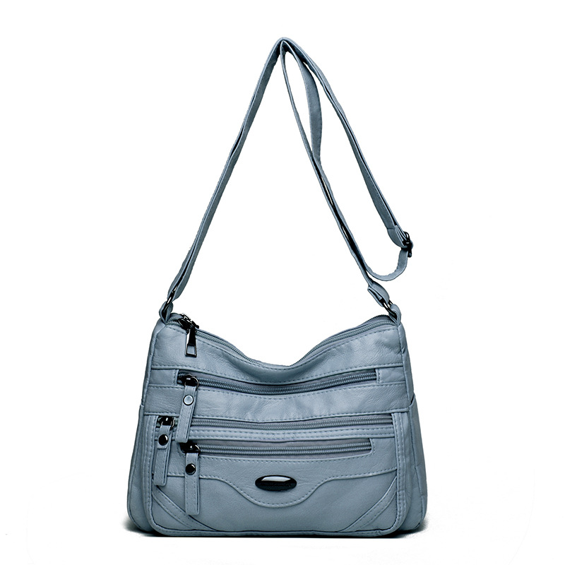 👜 💟Nuevo bolso de hombro de piel suave con múltiples compartimentos, elegante y con estilo.