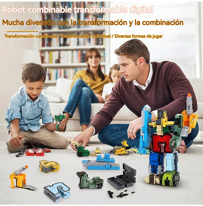 🔥【Éxito de ventas】🧒Juguete robot transformable digital para niños