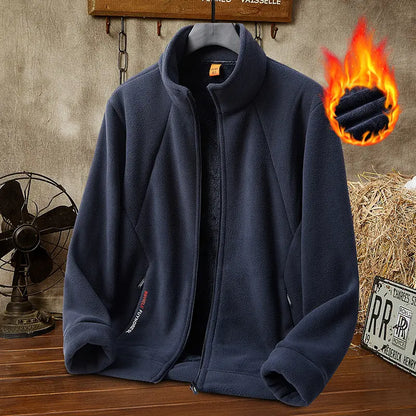 💥【M-5XL】Chaqueta de mezcla de lana gruesa para hombre — Cálida y cómoda, disponible en tallas grandes — Ideal para otoño e invierno