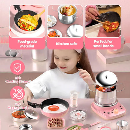 🎁【 Najlepší darček pre deti】 🍳 Mini kuchynské hračky pre deti