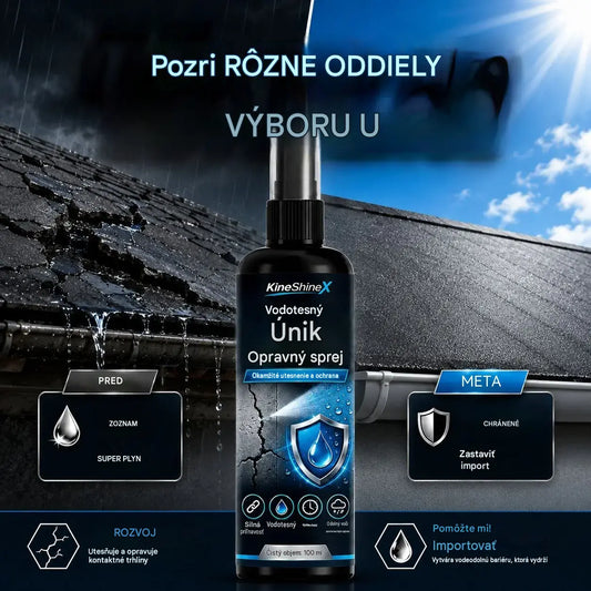 🌧️Vodotesný sprej na opravu netesností so silnou priľnavosťou, jednovrstvový sprej na opravu netesností💪