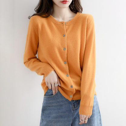 ❤️49 % de descuento [40–80 kg] Cárdigan de punto suave de cachemir