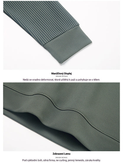 🔥👔 2025 podzim/zima novinka: Pánská zateplená multifunkční business casual polo košile