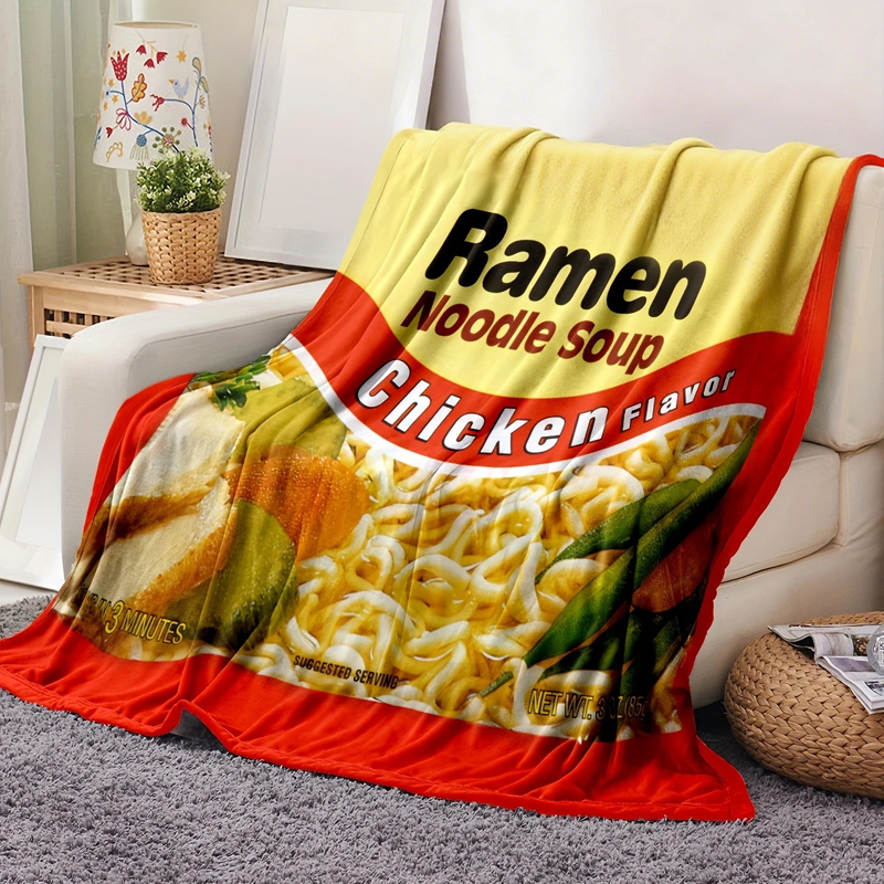 🔥Karikasta flanelasta odeja z umetniškim potiskom