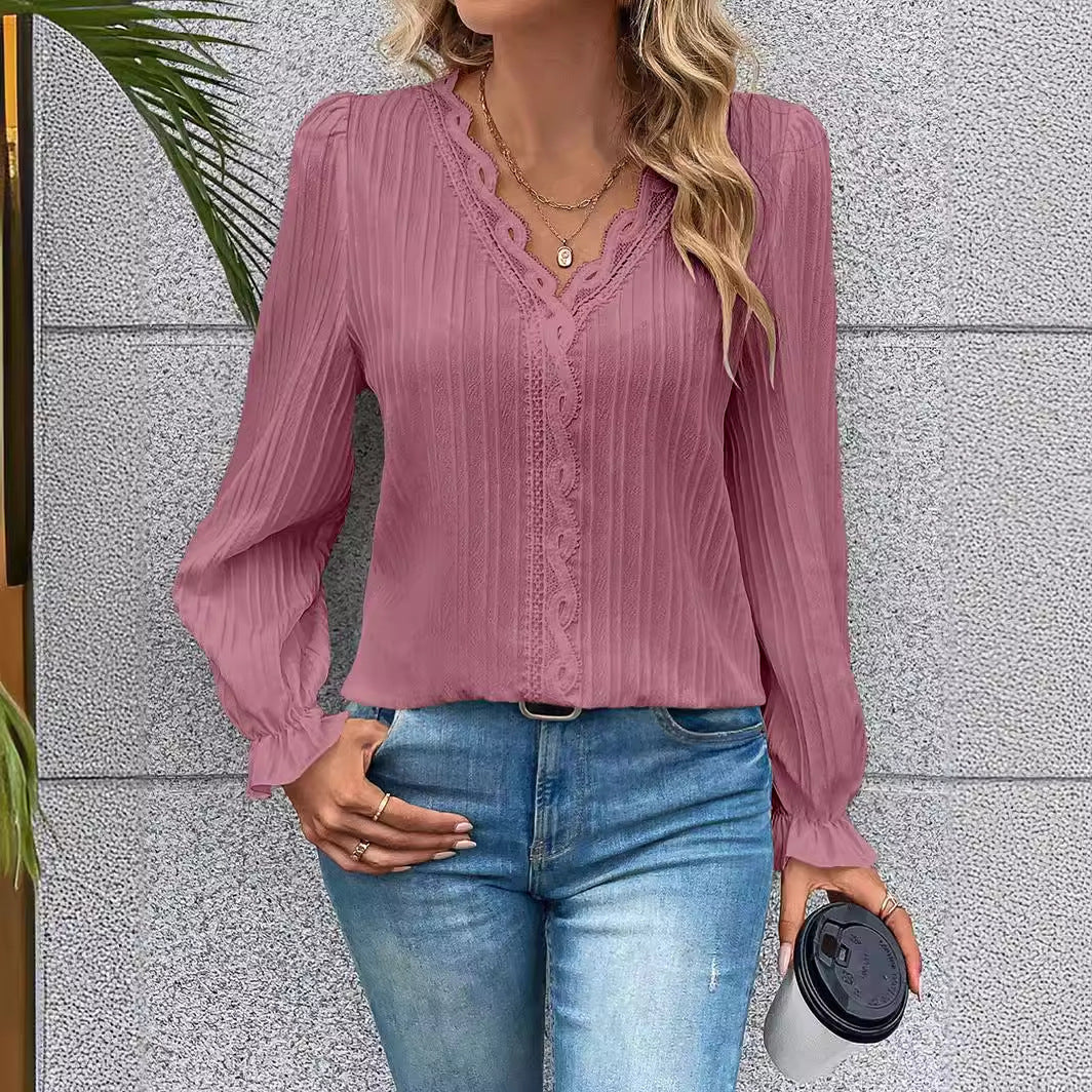 【50% de descuento por tiempo limitado】👚Camisa francesa retro bordada - Colección 2026