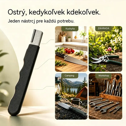 🔪Kúpte 1, získajte 2 zadarmo✨ Prenosný brúsny strojček na nože a nožnice – Obnovte ostrie za pár sekúnd 💥