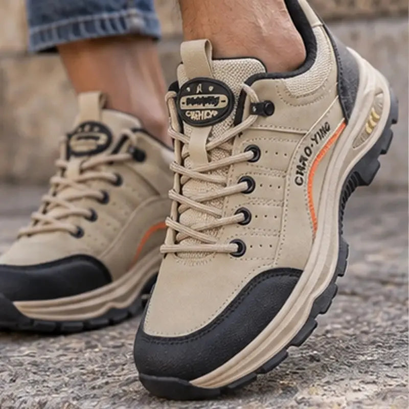 👍👞【39-44】Zapatillas deportivas de piel resistente al agua y a la suciedad, con suela blanda para una comodidad máxima.