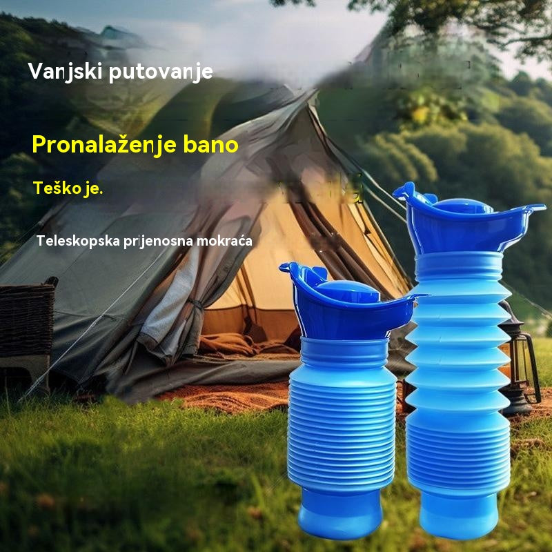 【Autentično: Pakiranje od 2】Prijenosni i sklopivi putni pisoar za muškarce, žene i djecu