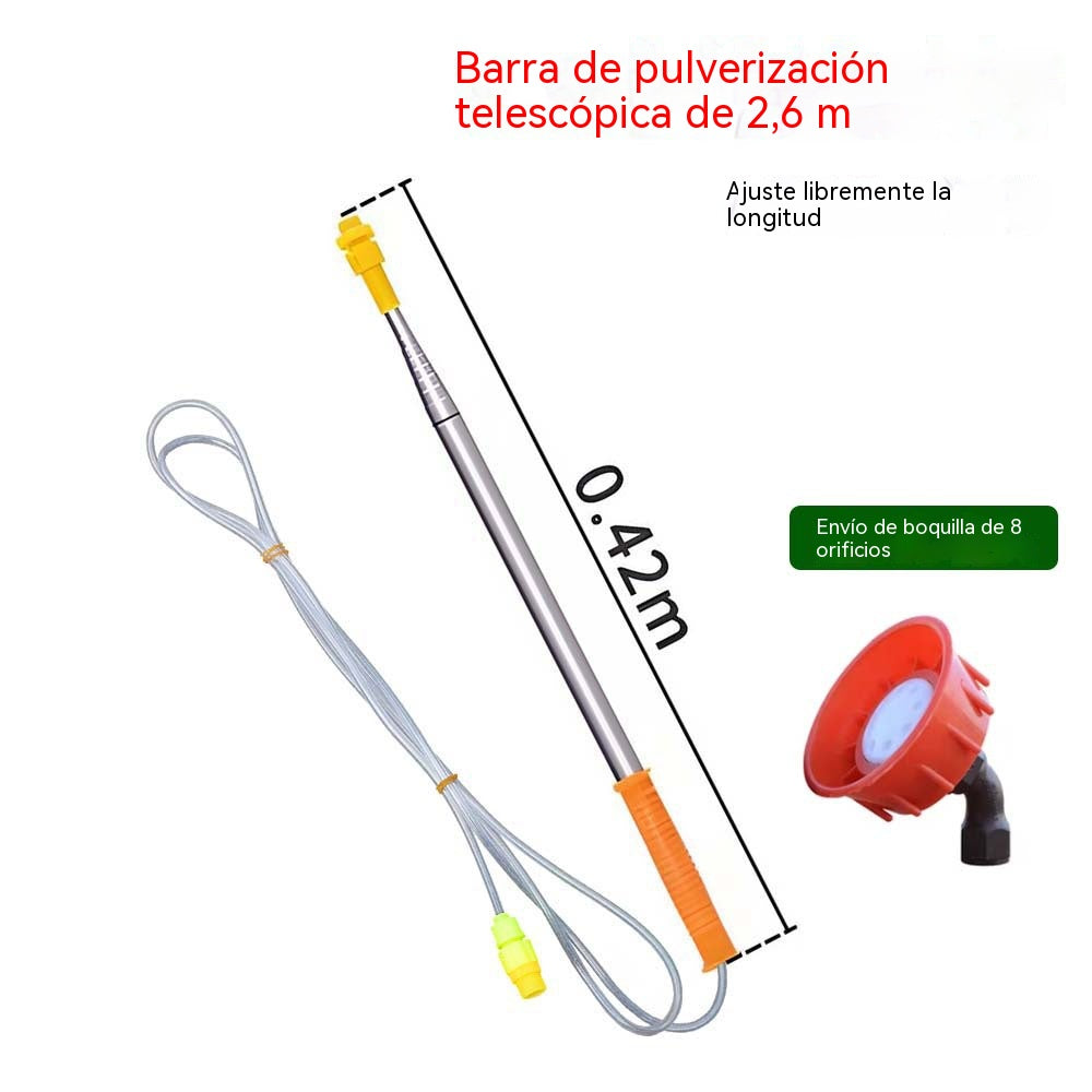 🔥【2,6 m/3,6 m/4,2 m】Barra rociadora extensible, cómoda y práctica de acero inoxidable