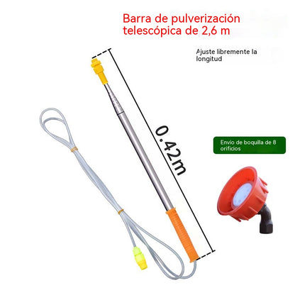 🔥【2,6 m/3,6 m/4,2 m】Barra rociadora extensible, cómoda y práctica de acero inoxidable