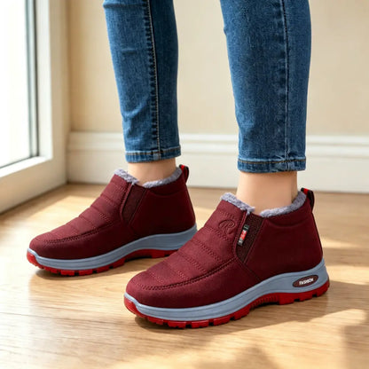 🔥【Oferta especial del 50 %】【Tallas 35-48】Botas de invierno unisex con forro de felpa: cálidas, cómodas y antideslizantes para el clima frío.