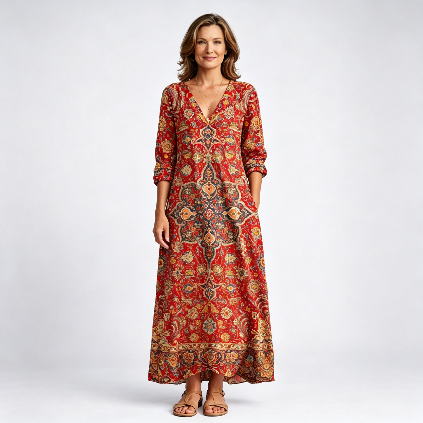 【M-4XL】Isla - Elegante vestido de lino