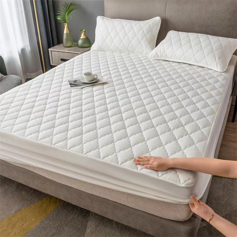🛏️【150*200cm y 150*200cm】Cubierta de pañal impermeable y a prueba de polvo con relleno de algodón
