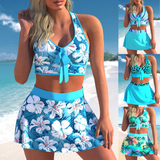 👙🏖️ [M-3XL] Noutăți de vară 2025, costum de baie pentru femei, cu uscare rapidă, cu imprimeu, la modă, confortabil și respirabil 