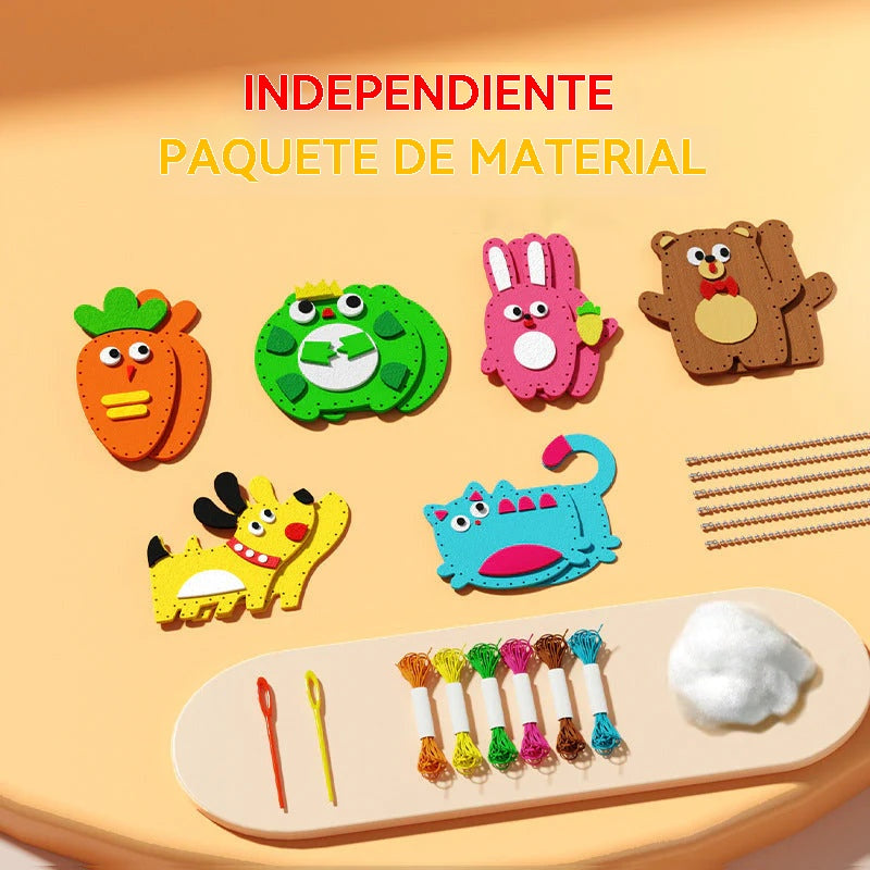 🧵🎁【Novedades 2026 - 50% de descuento】Kit de costura hecho a mano DIY interesante para niños